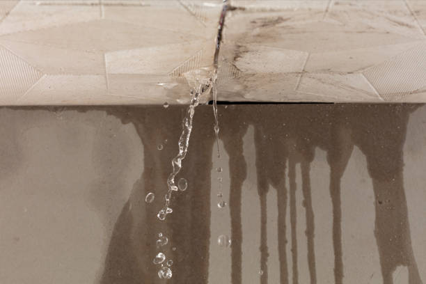 Professional Burst Pipe Cleanup technician working in Pottsville, PA